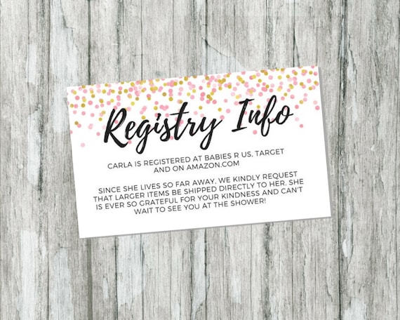 How To Include Registry In Baby Shower Invitation 3