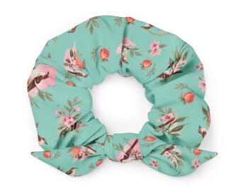 Coletero para competición de gimnasia de Georgia / Coletero floral menta / Regalo para gimnastas / Accesorio para el cabello para el día de la competición / Goma para el cabello inspirada en Leo