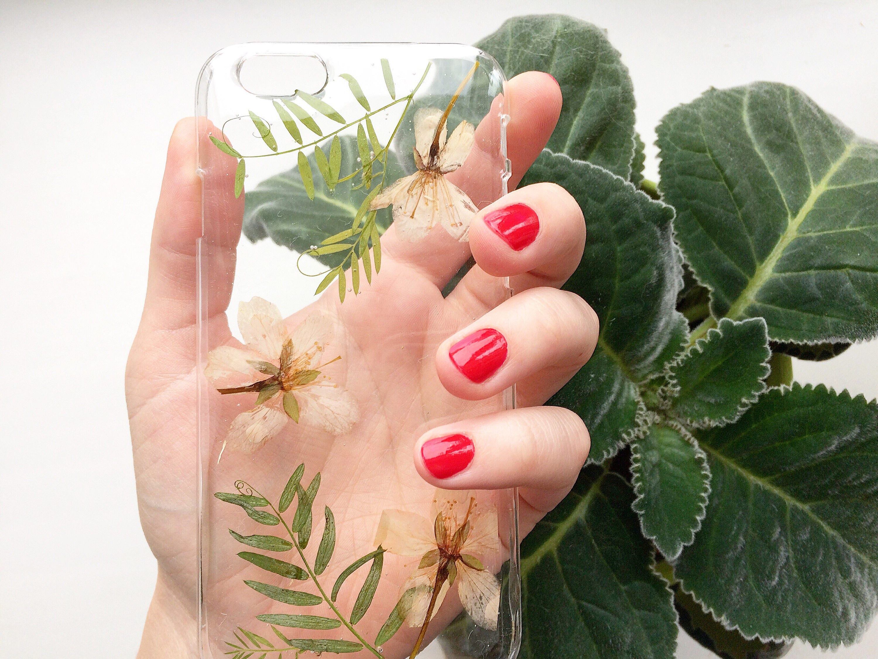 Sakura Phone Case Flower Phone Cover Iphone 7 Plus Case Flower Etsy