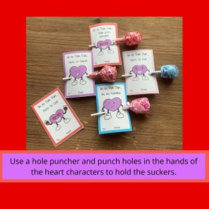 Dum Dum Holder Valentine's Day Cards / Printable Valentines / Instant ...