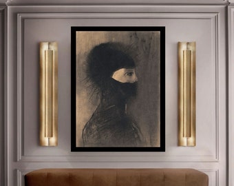 Giclée Fine Art Print; "Armor" By Odilon Redon; Fine Art Print; Giclée Print; Odilon Redon Art Print; Odilon Redon Print; Symbolism Art