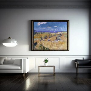 Giclée Fine Art Print &quot;Wheat Fields With Reaper&quot; By Vincent van Gogh. Extremely Rare Print; Fine Art Print; Giclée Print; van Gogh Art Print