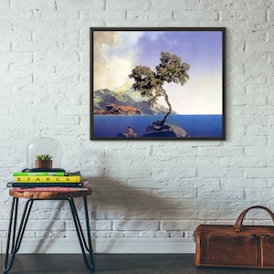 Giclée Fine Art Print; &quot;Aquamarine&quot; By Maxfield Parrish; Fine Art Print; Giclée Print; Maxfield Parrish Art; Parrish Art Print; Parrish