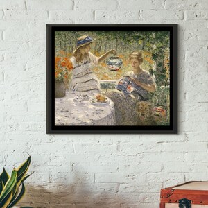 Giclée Fine Art Print &quot;Lilies And Lanterns&quot; By Helen Turner. Extremely Rare Print; Fine Art Print; Giclée Fine Art Print; Impressionism