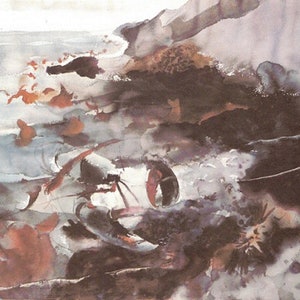 Andrew Wyeth: &quot;Lobster I&quot;, Extremely Rare Vintage Bookplate Print, Painting Circa 1942. Wyeth Art; Wyeth Print; Wyeth Art Print; Nautical