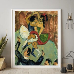 Giclée Fine Art Print; &quot;Negro Dance&quot; By Ernst Kirchner; Fine Art Print; Giclée Print; German Expressionism Art; Symbolism Art