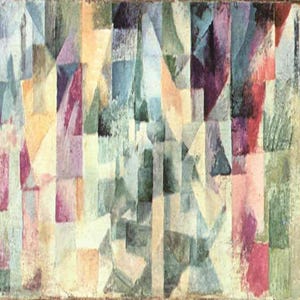 Robert Delaunay: “The Windows&quot;, Extremely Rare Vintage Bookplate Print, Painting Circa 1912. Abstract Art; Modern Art Print