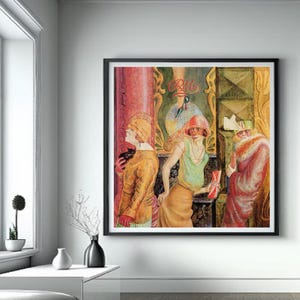 Giclée Fine Art Print; &quot;Three Tarts On The Street&quot; By Otto Dix; Fine Art Print; Giclée Print; Expressionism; Expressionist Art; Modern Art
