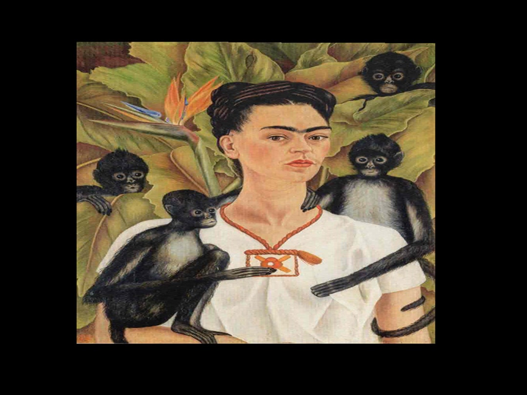 Frida Kahlo: self-portrait With Monkeys, Extremely Rare Vintage ...