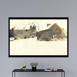 Giclée Fine Art Print; &quot;The Granary&quot; By Andrew Wyeth; Fine Art Print; Giclée Print; Andrew Wyeth; Andrew Wyeth Art; Wyeth Art Print