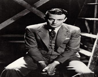 Cecil Beaton: “John Wayne", Extremely Rare Vintage Bookplate Print, Photograph Circa 1931. John Wayne Print; John Wayne Photo Print