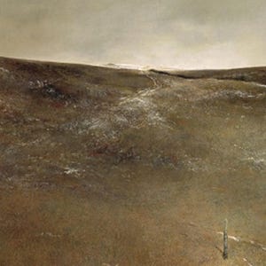 Andrew Wyeth: &quot;Snow Flurries&quot;, Extremely Rare Vintage Bookplate Print, Painting Circa 1953. Wyeth Art; Wyeth Art Print; Landscapes