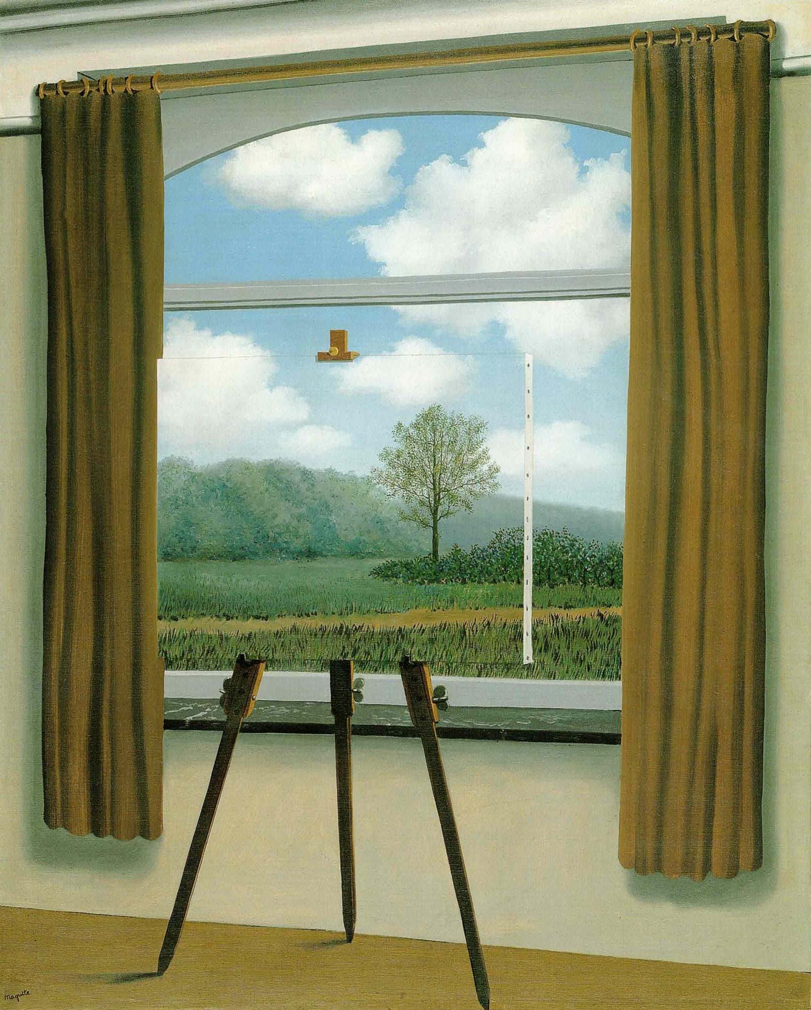 RENE MAGRITTE、LA CONDITION HUMAINE The Human Condition (Magritte) - Wikipedia