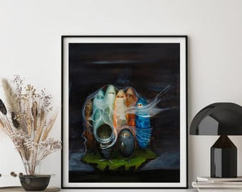 Giclée Fine Art Print; "The Surrealists" By Bridget Bate Tichenor; Fine Art Print; Giclée Print; Surrealism Art; Surrealism Art Print