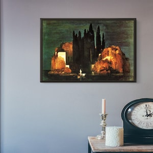 Giclée Fine Art Print; &quot;The Isle Of The Dead&quot; By Arnold Bocklin; Fine Art Print; Giclée Print; Symbolism; Symbolism Art; Symbolism Print