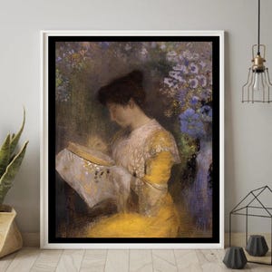 Giclée Fine Art Print; &quot;Madame Marie&quot; By Odilon Redon; Fine Art Print; Giclée Print; Odilon Redon Art; Odilon Redon Print; Symbolism
