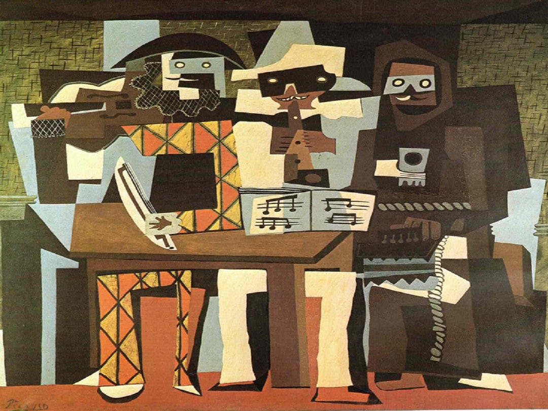 Pablo Picasso: "three Musicians", Extremely Rare Vintage Bookplate ...