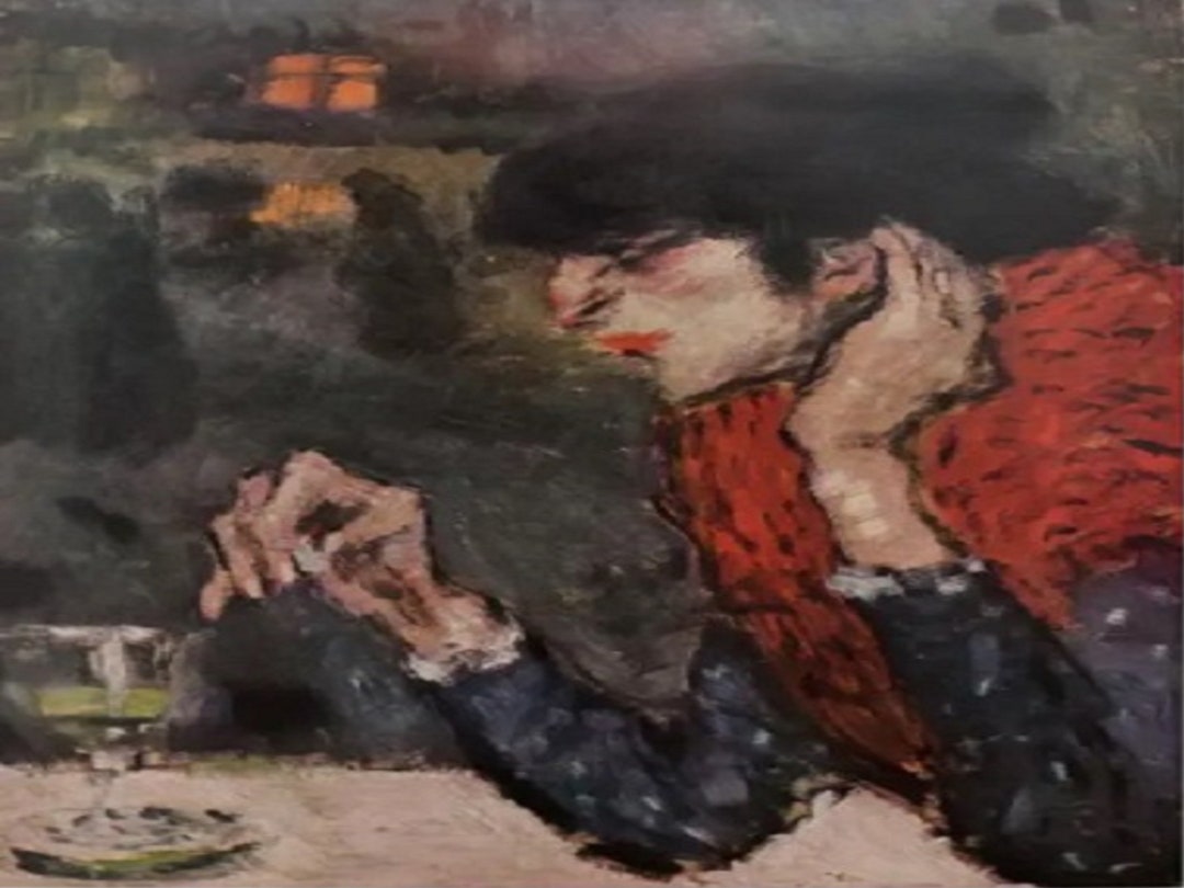 Pablo Picasso the Absinth Drinker Extremely Rare Etsy