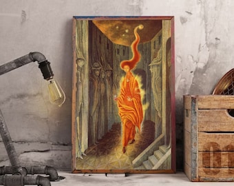 Giclée Fine Art Print; &quot;The Call&quot; By Remedios Varo; Fine Art Print; Giclée Print; Surrealism Art; Surrealism Art Print; Surrealism Print