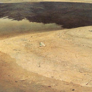 Andrew Wyeth: “River Cove&quot;, Extremely Rare Vintage Bookplate Print, Painting Circa 1958. Wyeth Art; Wyeth Print; Americana Art