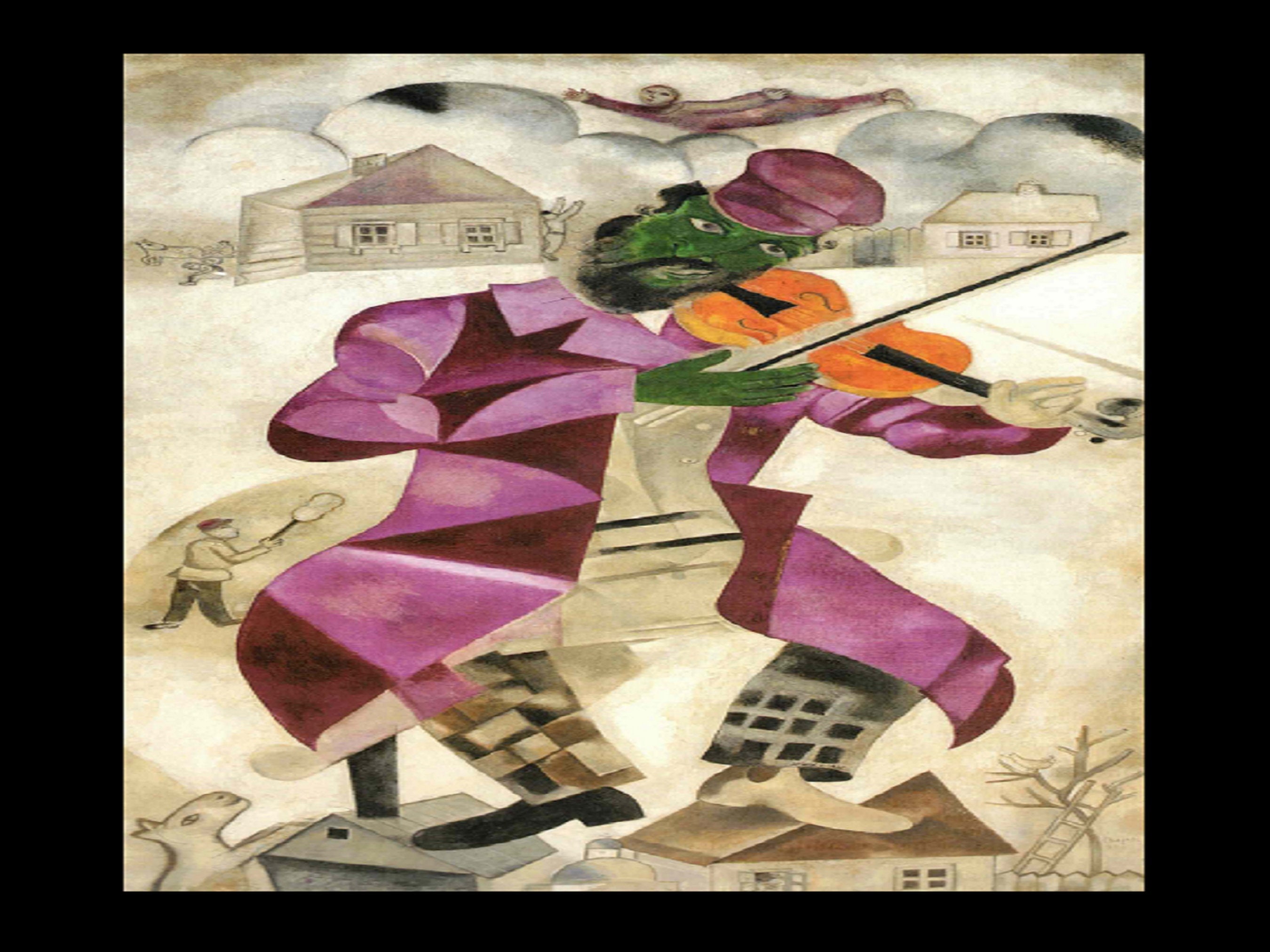 Marc Chagall: the Green Violinist Extremely Rare - Etsy
