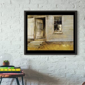 Giclée Fine Art Print; &quot;New England&quot; By Andrew Wyeth; Fine Art Print; Giclée Print; Andrew Wyeth; Andrew Wyeth Art Print; Wyeth Art Print