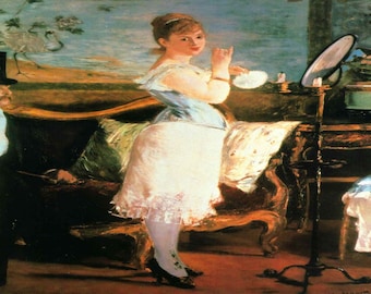 Edouard Manet: “Nana", Extremely Rare Vintage Bookplate Print, Painting Circa 1877. Edouard Manet; Impressionism; Impressionism Art Print