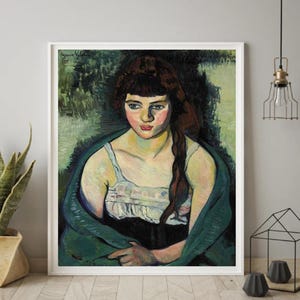 Giclée Fine Art Print &quot;Victorine&quot; By Suzanne Valadon. Extremely Rare Print; Fine Art Print; Giclée Fine Art Print; Impressionism