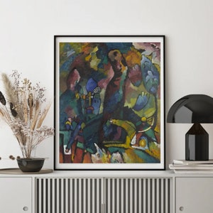 Giclée Fine Art Print; &quot;Picture With An Archer&quot; By Wassily Kandinsky; Fine Art Print; Giclée Print; Kandinsky Art Print; Kandinsky Art