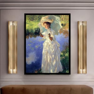 Giclée Fine Art Print; &quot;Morning Walk&quot; By John Singer Sargent; Fine Art Print; Giclée Print; John Singer Sargent Art; Impressionism Art