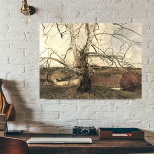 Giclée Fine Art Print; &quot;Pennsylvania Landscape&quot; By Andrew Wyeth; Fine Art Print; Giclée Print; Andrew Wyeth; Andrew Wyeth Art Print