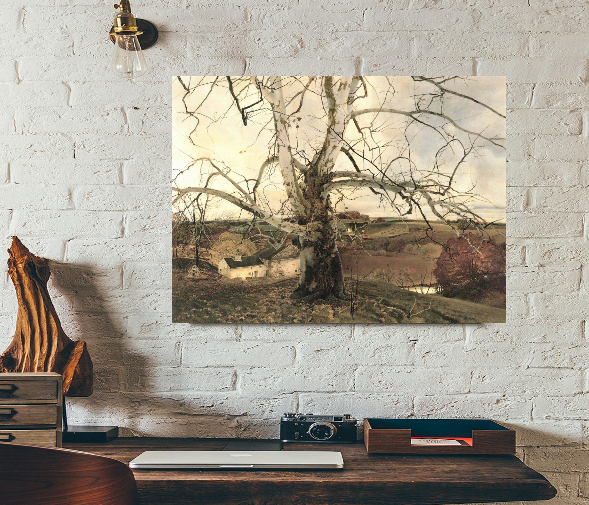 Andrew Wyeth Pennsylvania Landscape - Etsy