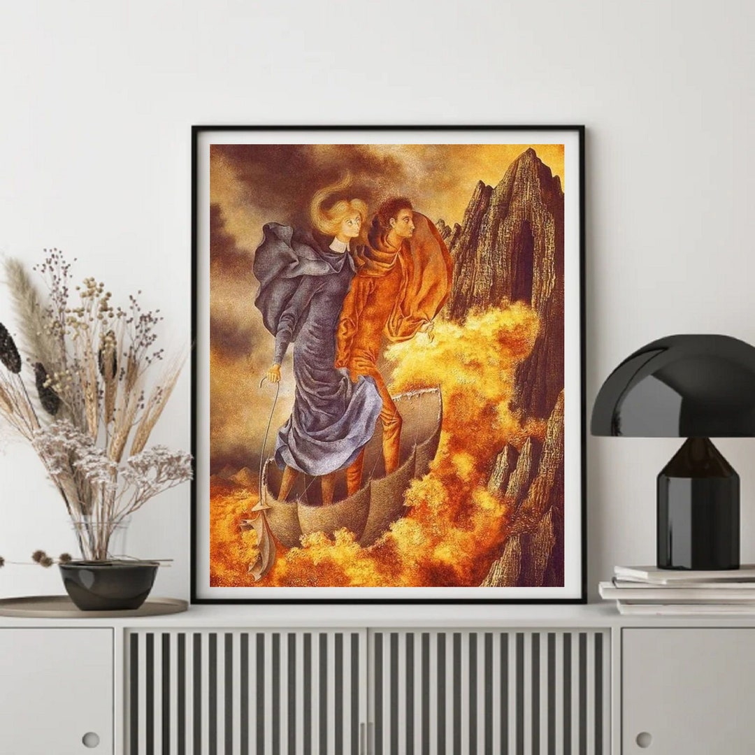 Giclée Fine Art Print the Escape by Remedios Etsy