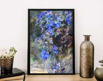 Impresión de bellas artes Giclée "Fiori" de Giuseppe Casciaro. Impresión extremadamente rara; Bellas Artes; Impresión de Bellas Artes Giclée; Impresionismo Lámina artística