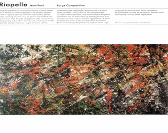 Jean-paul Riopelle, Composition, Derrière Le Miroir, Limited