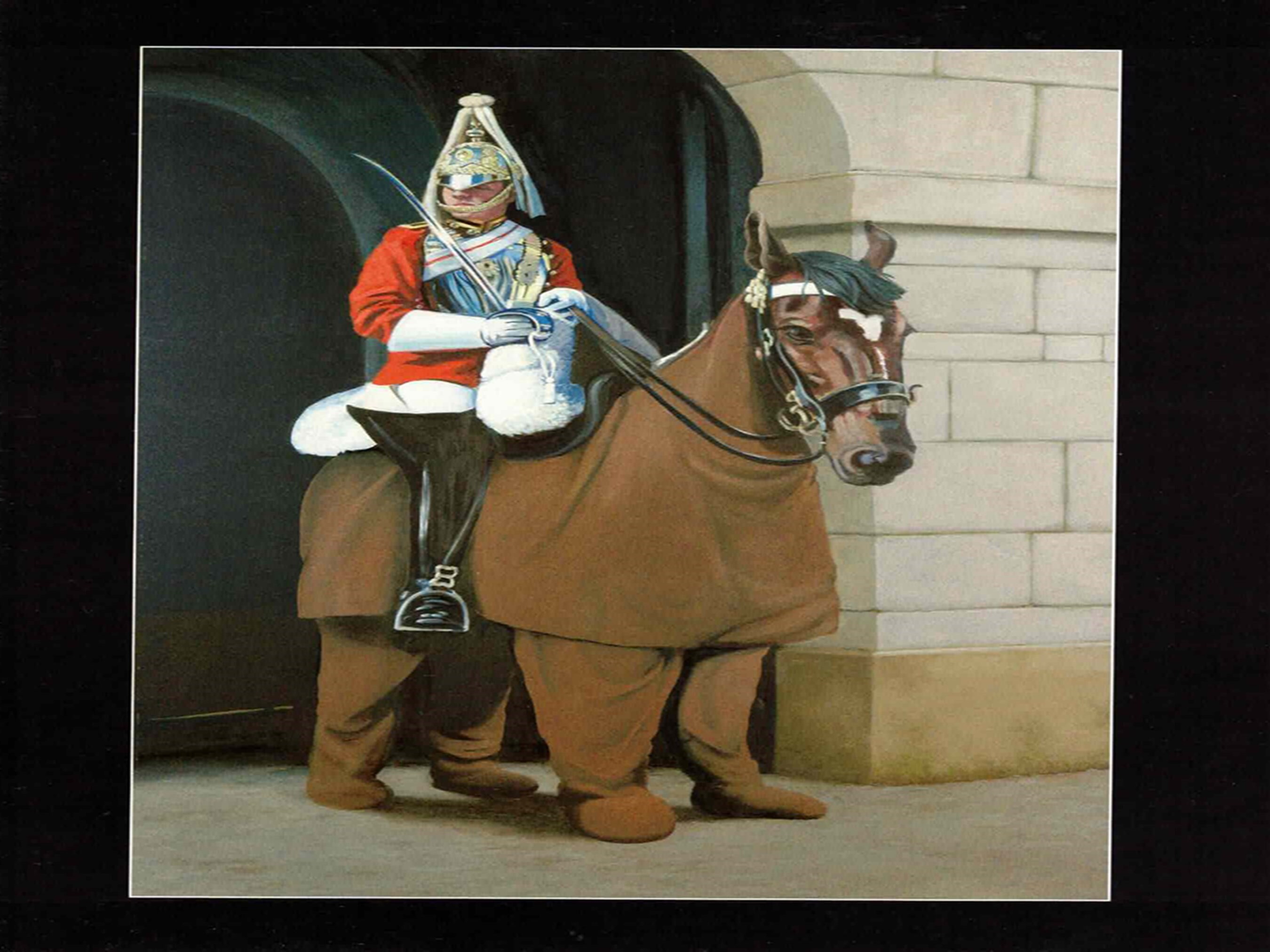 Banksy: “horse Guard