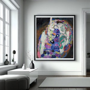 Giclée Fine Art Print &quot;The Virgin&quot; By Gustav Klimt; Fine Art Print; Giclée Print; Gustav Klimt Art Print; Gustav Klimt Art; Gustav Klimt