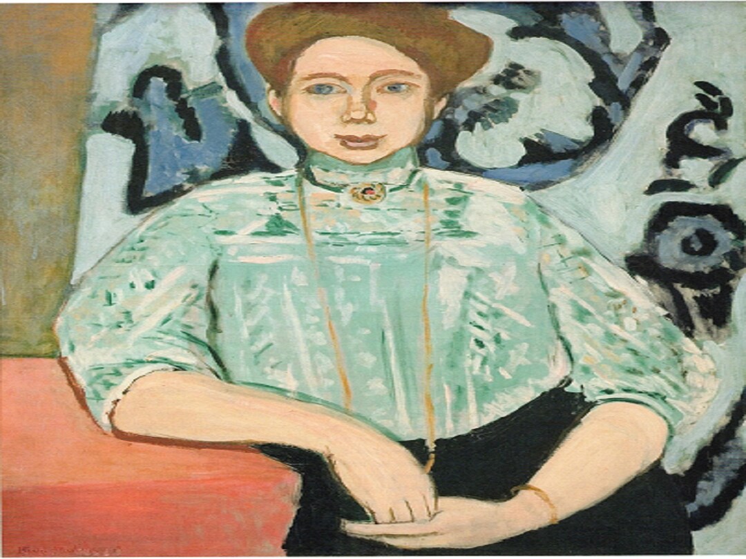 Henri Matisse: portrait of Greta Moll Very Rare - Etsy