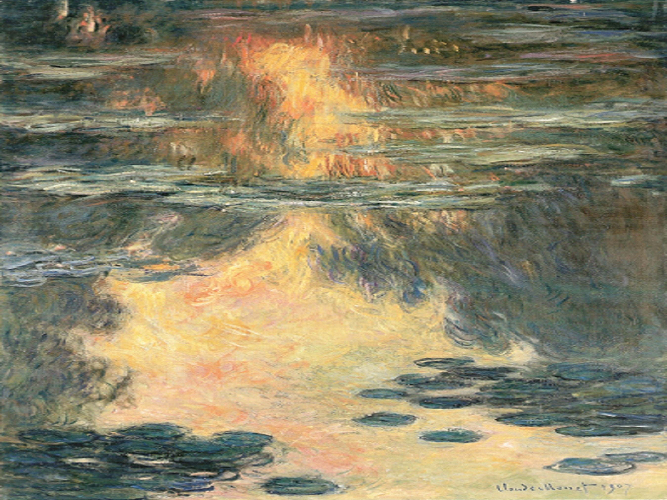 Claude Monet: “Water Lilies, 1907 I Claude Monet: “Water Lilies, 1907 I