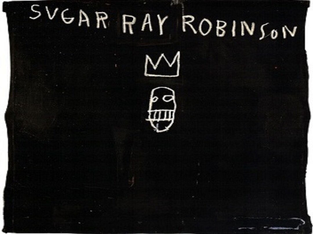 Jean-michel Basquiat: sugar Ray Robinson Very Rare - Etsy