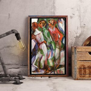 Giclée Fine Art Print; &quot;Teenagers&quot; By Christian Rohlfs; Fine Art Print; Giclée Print; Expressionism; Expressionism Art; Modern Art