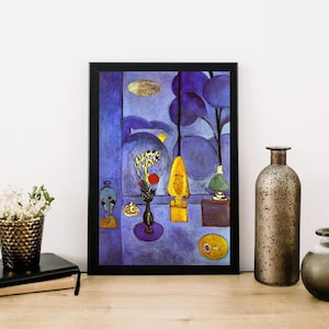 Giclée Fine Art Print; &quot;The Blue Window&quot; By Henri Matisse; Fine Art Print; Giclée Print; Henri Matisse Art; Fauvism; Fauvism Art Print