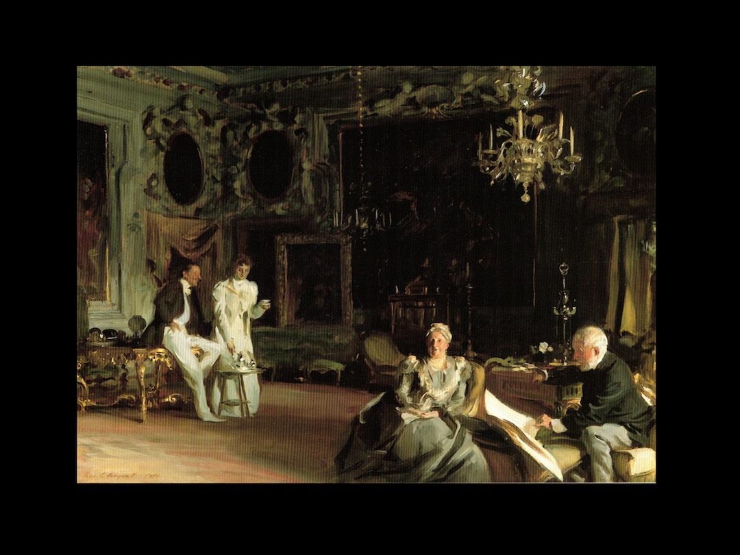 John Singer Sargent: "an Interior in Venice", Extremely Rare Original ...