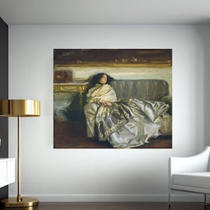 Giclée Fine Art Print; &quot;Repose&quot; By John Singer Sargent; Fine Art Print; Giclée Print; John Singer Sargent Art Print; Impressionism Art