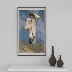 Giclée Fine Art Print; &quot;A Gust Of Wind&quot; By John Singer Sargent; Fine Art Print; Giclée Print; John Singer Sargent Art Print; Sargent Art
