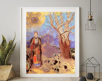 Giclée Fine Art Print; "The Buddha" By Odilon Redon; Fine Art Print; Giclée Print; Odilon Redon Art; Odilon Redon Print; Religious Art