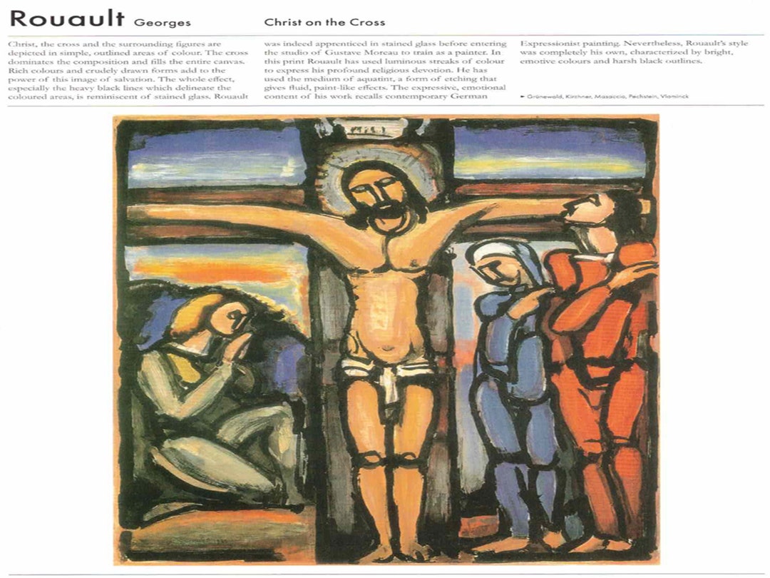 The Nativity George Rouault Georges Rouault: “christ on the Cross