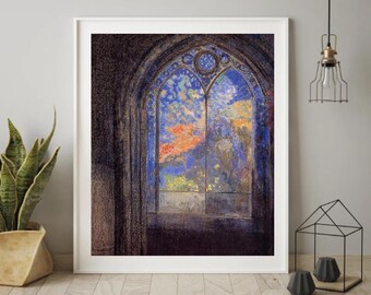 Giclée Fine Art Print; "The Mysterious Garden" By Odilon Redon; Fine Art Print; Giclée Print; Odilon Redon Art; Odilon Redon Print