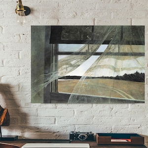 Giclée Fine Art Print; &quot;Wind From The Sea&quot; By Andrew Wyeth; Fine Art Print; Giclée Print; Andrew Wyeth; Andrew Wyeth Art; Wyeth Art Print