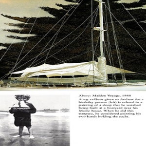 Andrew Wyeth: &quot;Maiden Voyage&quot;, Extremely Rare Vintage Bookplate Print, Painting Circa 1988. Wyeth Art; Wyeth Print; Wyeth Art Print